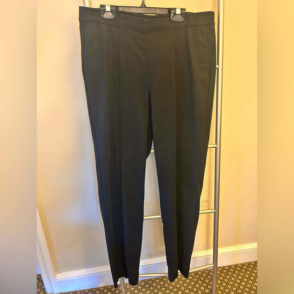 J Jill Essential Black Slim Ankle Pants Sz 8 - Picture 2 of 7